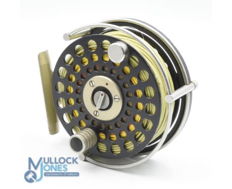 Ari T Hart Design F3 "Lake Taupo" trout fly reel No 0019, 3" ventilated spool with 3 screw spool release and counter balanced