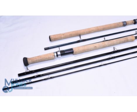 Vision 3 Zone carbon salmon fly rod VS 41510, 15ft 4pc line 10/11#, 22" handle, alloy uplocking reel seat and collar, lined s