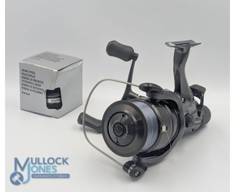 Shimano DL 10000 RB bait runner fixed spool reel with unused boxed spool, good bail, twin rear tensioner, free spool, normal 