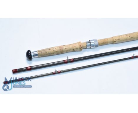 Daiwa Made in Scotland Amorphous Whisker Osprey Spey Casting Special Salmon carbon fly rod 15ft 3pc line 9/11#, 27" handle, a