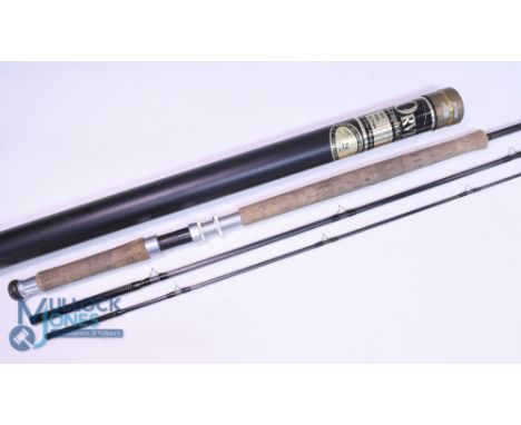 Orvis USA Graphite salmon fly rod 11 1/4oz, 13ft 6" 3pc, line 10#, 28" handle, alloy down locking reel seat, lined butt ring,