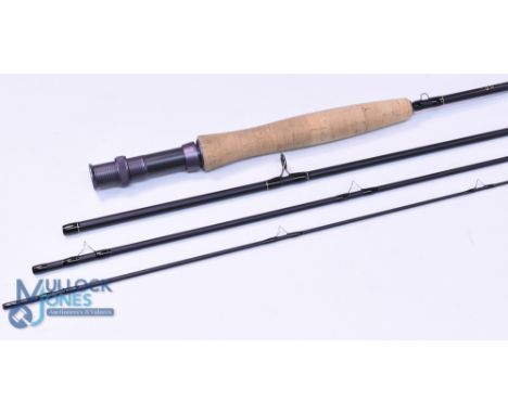 Temple Fork Outfitters Lefty Kreh Professional Series carbon trout fly rod, 8ft 4pc, line 4#, alloy reel seat with carbon ins