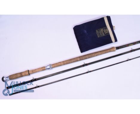 Hardy Alnwick "The Graphite" salmon fly rod 15ft 6" 3pc, line 10#, 26" handle with alloy down locking reel seat and collar, r