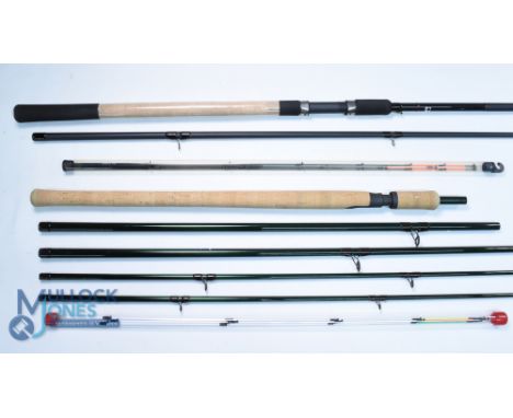 Masterline John Wilson Avon/Quiver System carbon rod 11ft - 13ft 5pc with 3 tips, 1 1/4 lb test curve, 3-6 lb reel lines, 24"