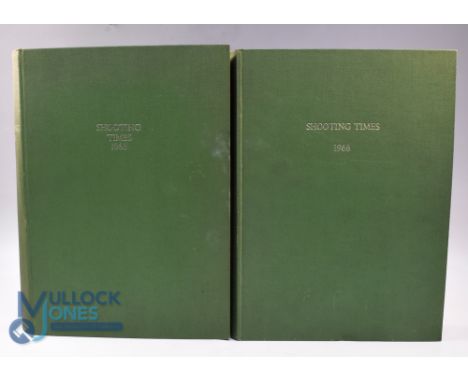 Two bound volumes of the Shooting Times and Country magazine 1965 &amp; 1966 (G) 