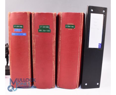 Fishing The Magazine for the Modern Angler - Kept in repurposed binders - 1963 No 1 - No 45, 1964 No 46 - No 97, 1965 No 98 -
