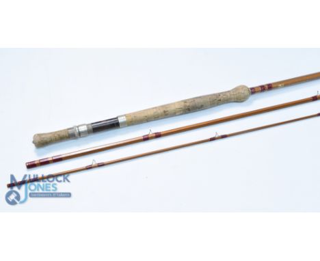 Bruce &amp; Walker hand built in England Hexagraph Century trout/sea trout fly rod in the scarce golden finish, 11ft 3" 3pc l