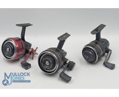 Abu Diplomat 601M Oscillating spool, closed face reel LHW, runs well; Abu 1044 Syncro Match closed face reel, light use, runs