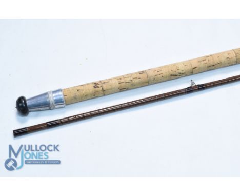 B James &amp; Son in association with Bruce &amp; Walker hollow glass Mk IV Avon G compound taper rod 10ft 2pc, 28" handle wi