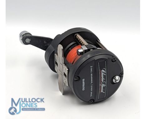 Shimano Charter Special TR 2000 lever drag multiplier, 'T' shape counter balance handle, on/off check, light use, runs well