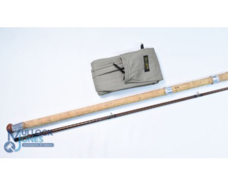 B James &amp; Son in association with Bruce &amp; Walker MK IV G compound taper rod, 10frt 2pc, 28" handle with alloy sliding