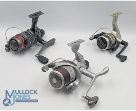 Shakespeare Potenza fixed spool reel, good bail, counter balanced handle, rear tensioner, light use, runs well; Shakespeare A