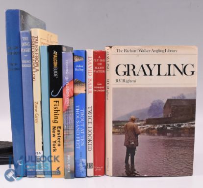 Ten Books on Fishing - Spey Casting A New Technique 1994 Hugh Falkus, A Long Flight 1947 Terence Horsley, Tales from a Fisher