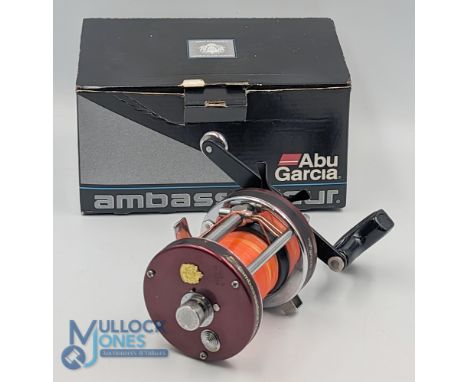 Abu Ambassadeur 7000 high speed multiplier No 910512-07 large 'T' counter balanced handle, spindle tensioner, on/off check, i