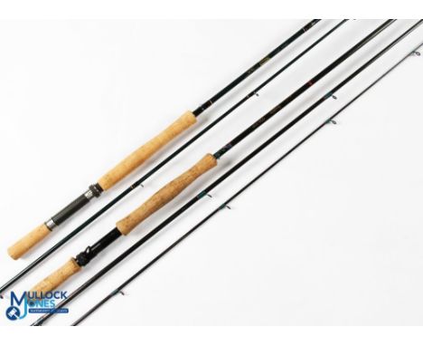 Daiwa graphite sea trout CF98-11.3H fly rod 11' 3" 3pc, line 7/9#, 15" handle, alloy double up locking reel seat, lined rings