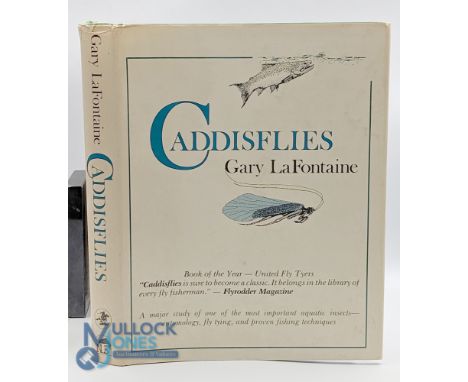 LaFontaine, Gary - "Caddisflies" first edition 1981, with a covering letter signed by author - signed copy with dedication co