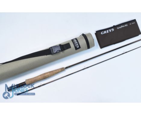 Grey's Alnwick Greyflex Mk 2 brook carbon trout fly rod 7ft 6" 2pc line 3/4#, alloy uplocking reel seat with carbon insert, l