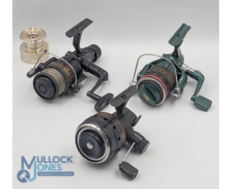 Kudos Match Carp 350 fixed spool reel with spare spool, good bail, spool tensioner, in Red Wolf zip case, very light use, run