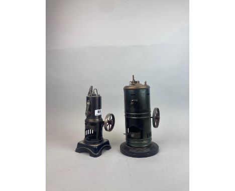A GBN Nora vertical static steam engine with a further steam engine.