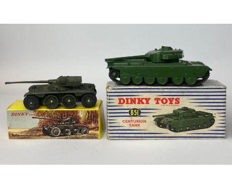 A boxed Dinky Toys France model no. 827 'E.B.R. Panhard FL 10'.