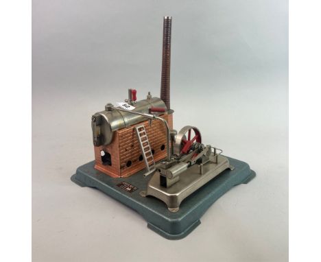 A Jensen MFG co style no. 75 static steam engine.