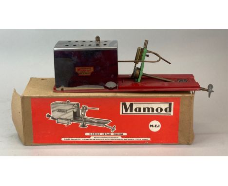 A boxed Mamod ME1 steam engine, 1958 - 1962.