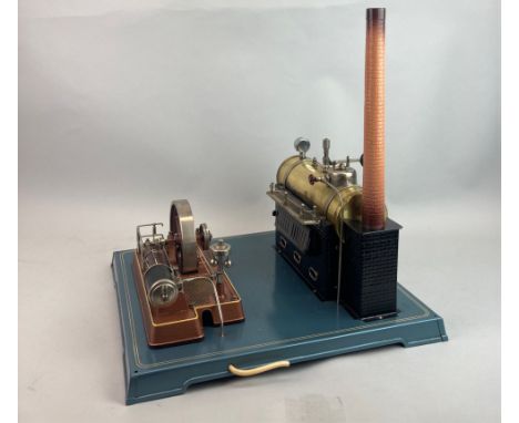 A boxed Fleischmann 135/2  model static steam engine.
