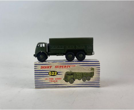 A boxed Dinky Supertoys diecast model vehicle '10-Ton Army Truck' model no. 622.