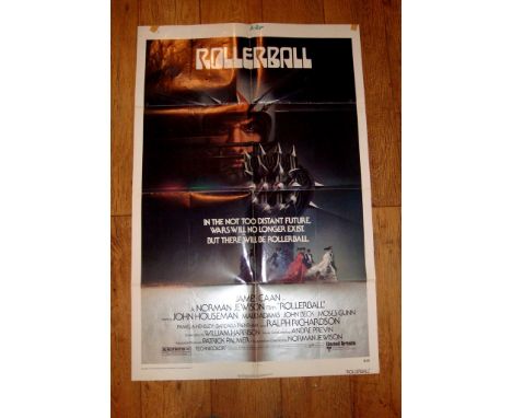 ROLLERBALL (1975) US One Sheet (27" x 41") Folded