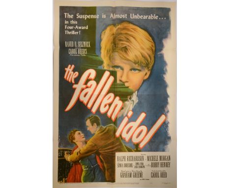 THE FALLEN IDOL (1949) US One Sheet (27" x 41") - Adapted from the Graham Green`s The Basement Room, 41 x 27in. (104 x 69cm) 