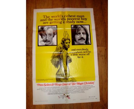 THE MAGIC CHRISTIAN (1970) (Peter Sellers and Ringo Starr) - US One Sheet (27" x 41")  Style B  Folded