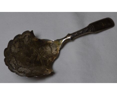 SILVER GEORGIAN CADDY SPOON 1831 THOS MILLINGREN BIRMINGHAM  20.95  