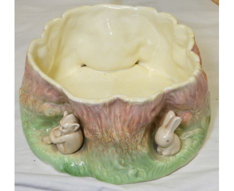 SYLVAC 1514 RABBIT ADORNED BOWL   