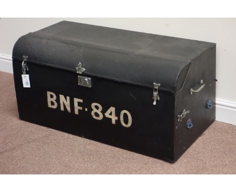Automobilia - 1930's Brooks touring car luggage box, L92cm  Condition Report Click here for further images, condition, auctio