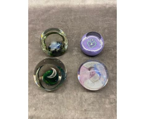 4 Caithness paperweights 3 of which are limited edition
