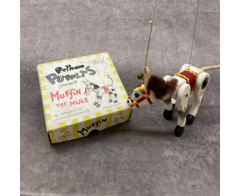 A vintage Pelham Muffin the Mule puppet