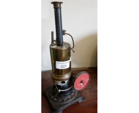 Model of a vertical steam engine
