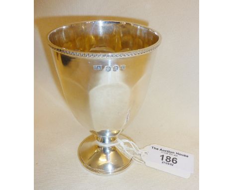 Silver goblet hallmarked for Edinburgh 1928, Hamilton &amp; Inches. Approx. 82g and 10cm high