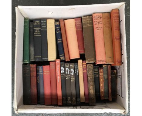 A good box of books including three Mary Renault first editions; Mark Twain; Henry Cecil,; Mary Renault, etc
