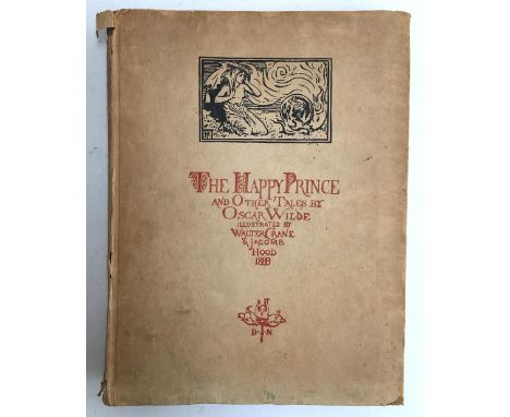 Wilde, Oscar, 'The Happy Prince and other tales' illustrated by Walter Crane and Jacomb Hood, 4to, David Nutt, second, 1889 