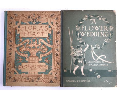 Walter Crane, 'Flora's Feast, a Masque of Flowers', London: Cassell &amp; Company, 1889; together with 'A Flower Wedding', al