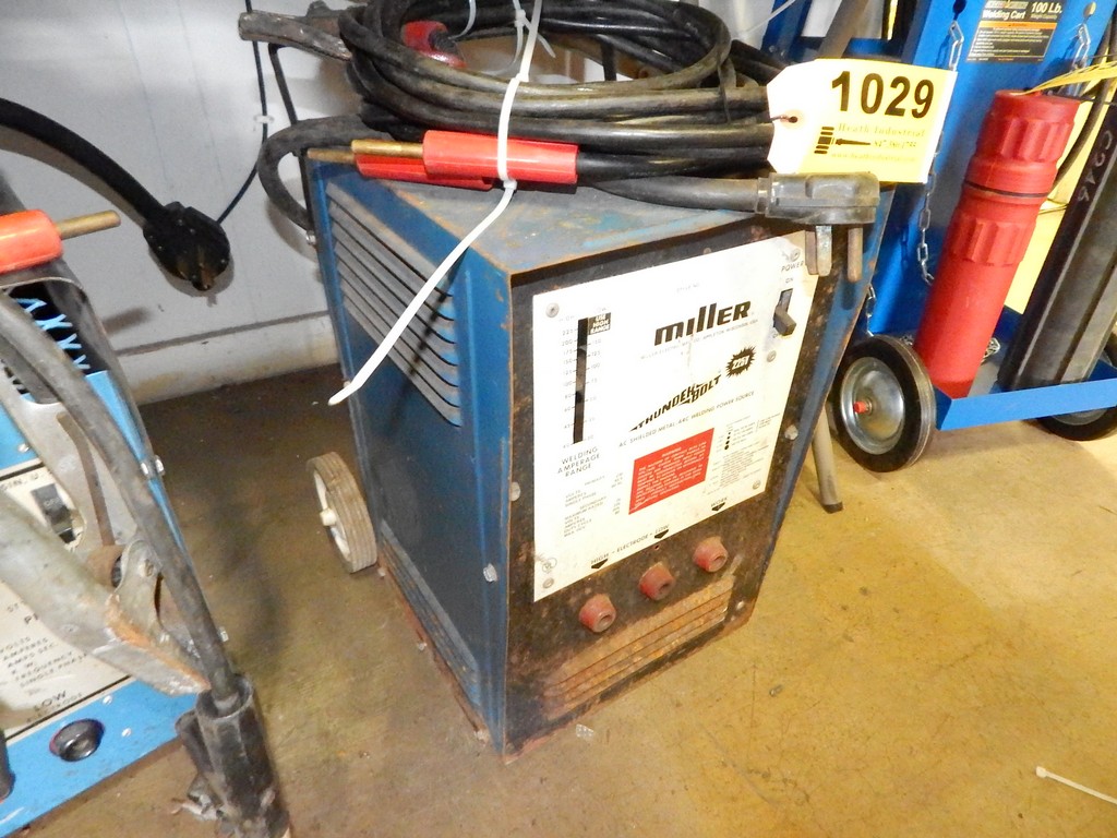 MILLER THUNDERBOLT 225V AC SHIELDED METALARC WELDING POWER SOURCE