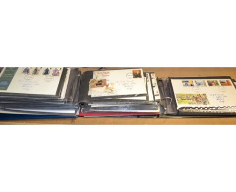 Stamps- first day covers various albums (3)