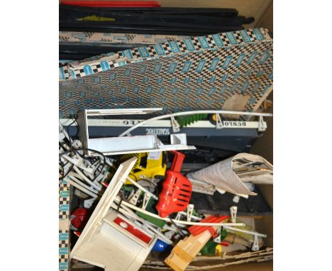 Scalextric - track, lap timer, mini car etc qty