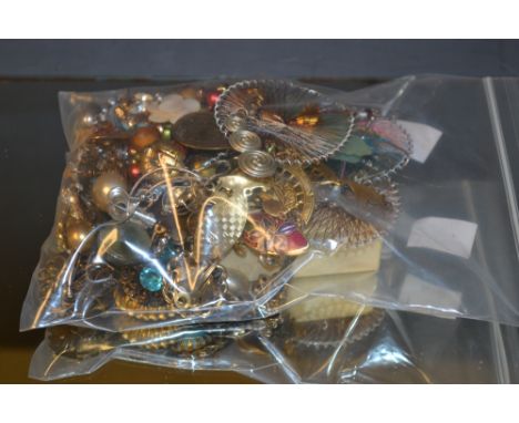 Jewellery - a pair of green jade earrings; a pair of white metal fairy earrings; others, including clip-on's; etc.