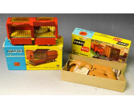 Toys and Juvenalia - Corgi Toys, a die-cast scale model, Chipperfield's Circus Animal Cage, complete with Polar Bears, number