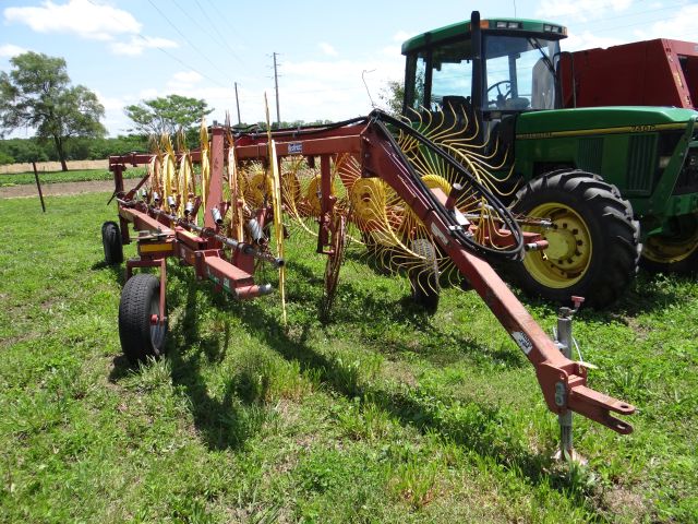 Sitrex 12 Wheel Hay Rake Center Kicker