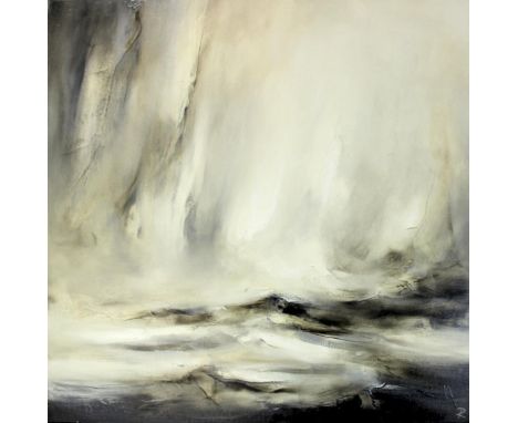 •CHRIS &amp; STEVE ROCKS (Contemporary) TIDE'S IN Initialled `R`, titled and signed by both artists verso, oil on canvas 76 x