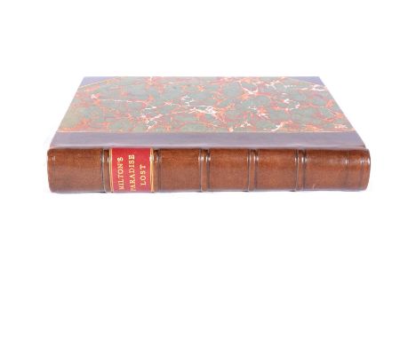 John Milton, Paradise Lost, a new edition by Richard Bentley, for Jacob Tonson, London 1732, engraved portrait of Milton, 4to