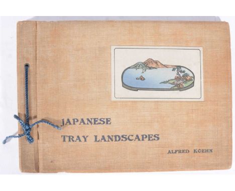 Alfred Koehn, Japanese Tray Landscapes, Peking [n.d.], limited edition on Chinese hand-made paper number 3/500, signed by the